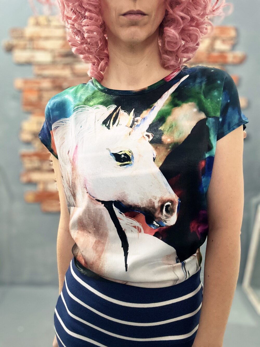 T-shirt z jednorożcem Zara