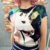 T-shirt z jednorożcem Zara
