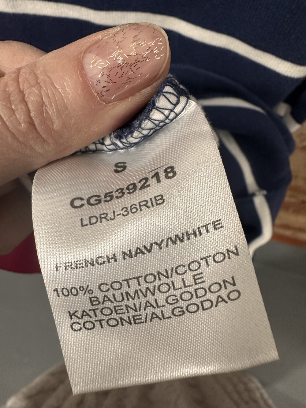 Granatowa sukienka w paski Brave Soul