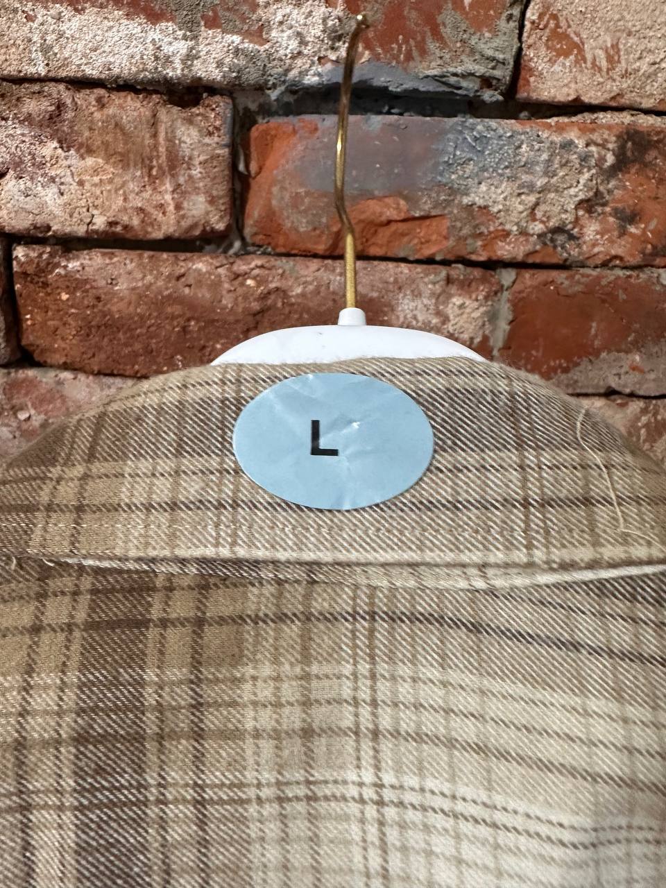 Beżowa koszula w kratę PRIMARK – miękko, ciepło i z przytupem