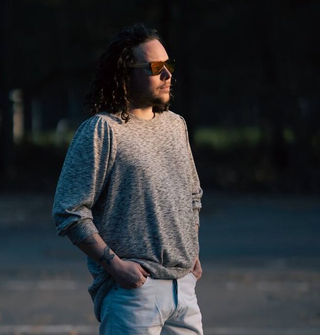 Melanżowy sweter unisex NEXT