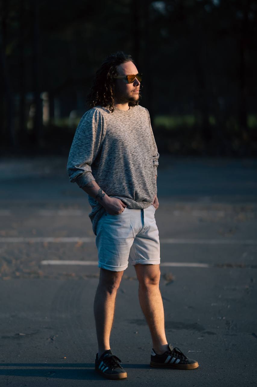 Melanżowy sweter unisex NEXT