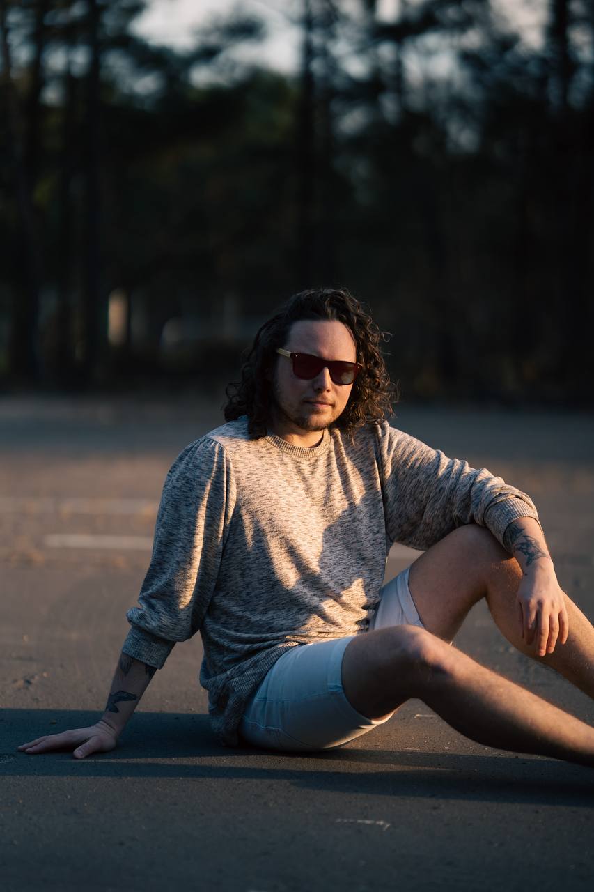 Melanżowy sweter unisex NEXT