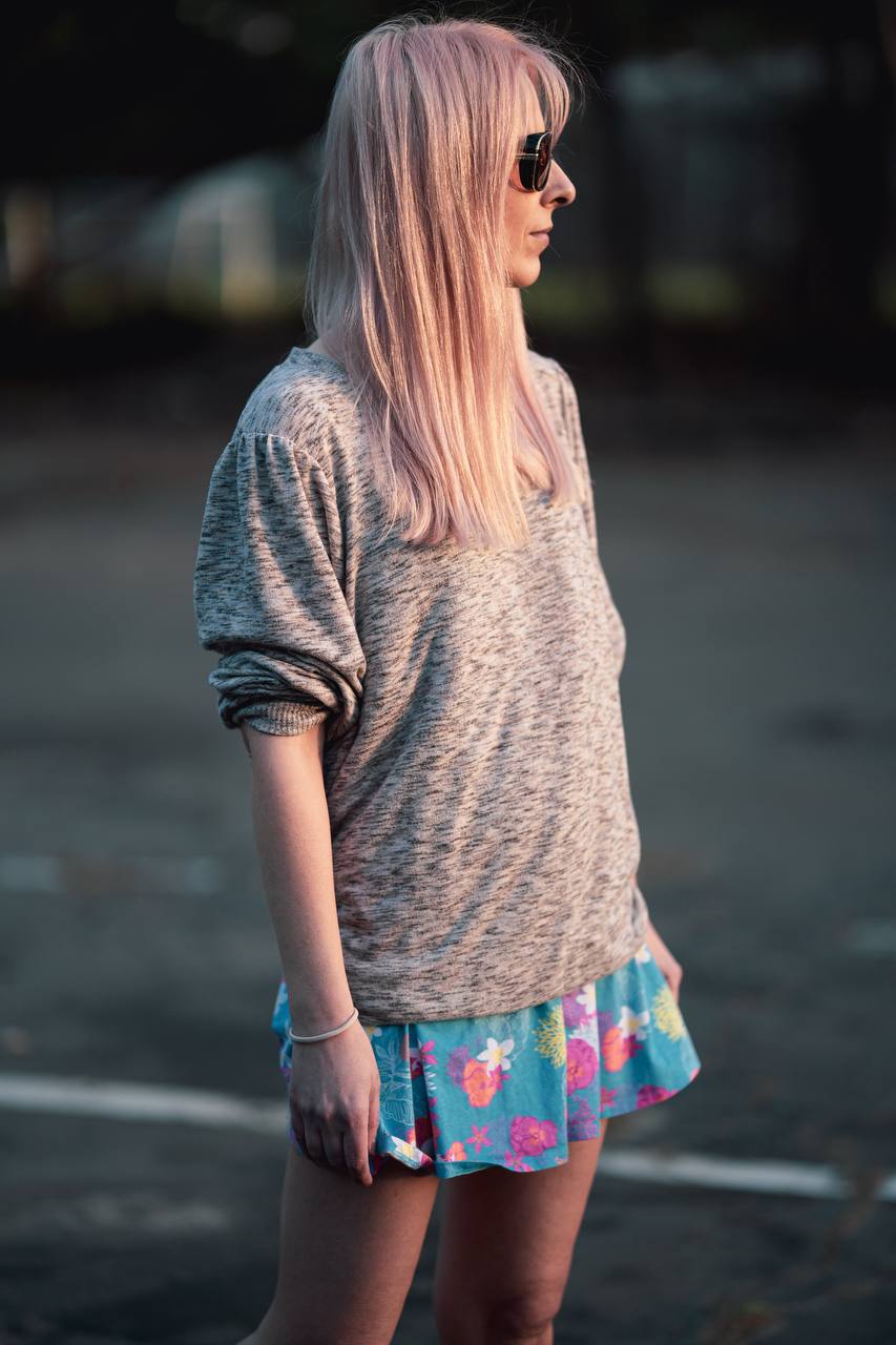 Melanżowy sweter unisex NEXT