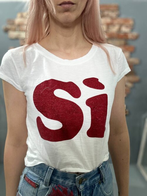 T-shirt krótki „Sí” – Alise