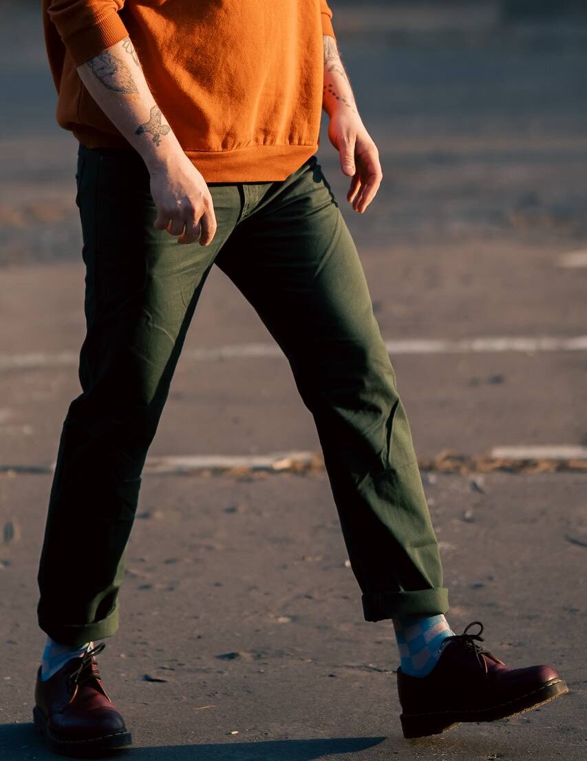 Zielone spodnie męskie Top Secret