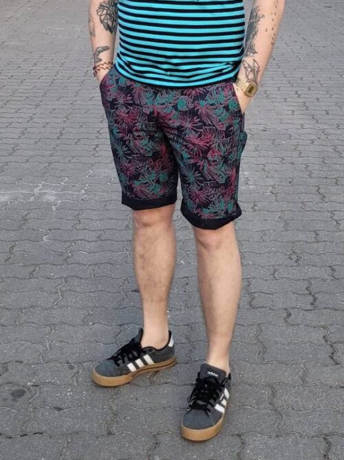 Szorty męskie w liście monstera – TOP SECRET