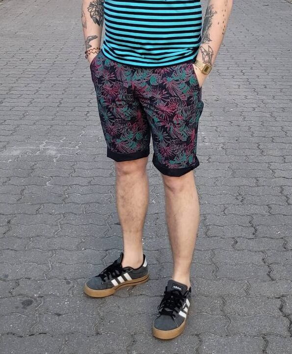 Szorty męskie w liście monstera – TOP SECRET