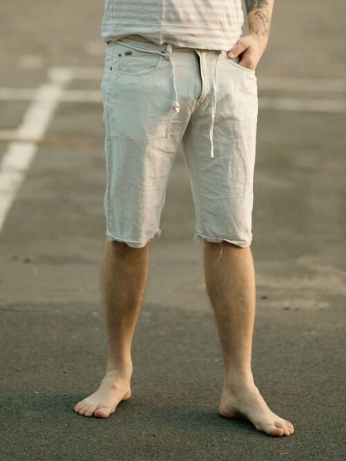 Męskie szorty RESERVED z bawełny