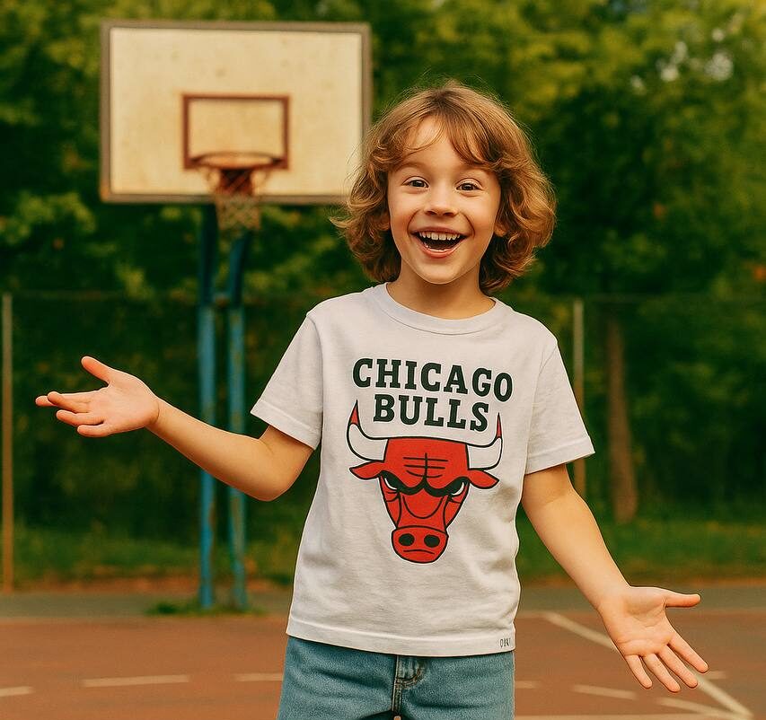 T-shirt dziecięcy NBA – Chicago Bulls