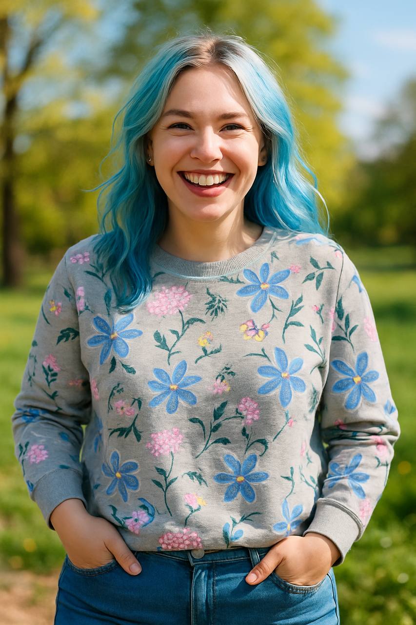 Bluza w kwiaty Cotton Traders