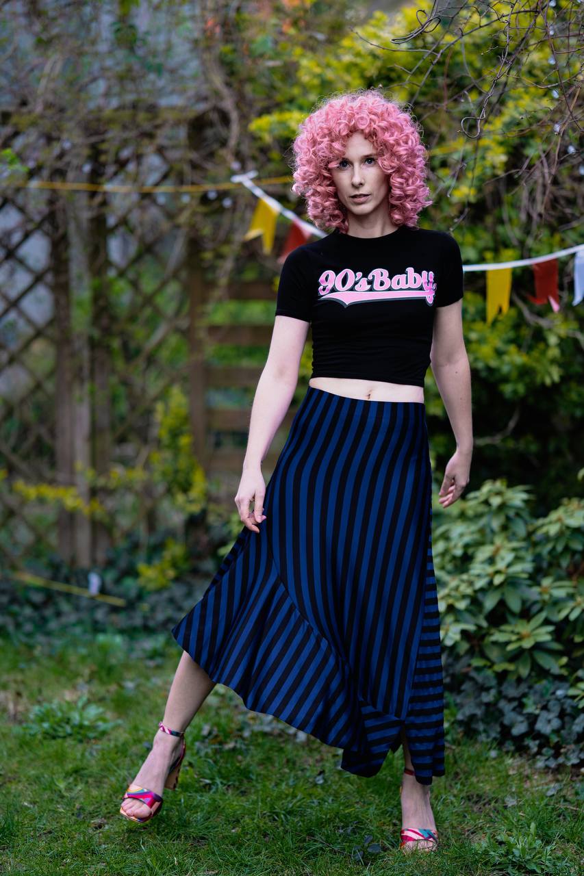 Spódnica w paski Zara