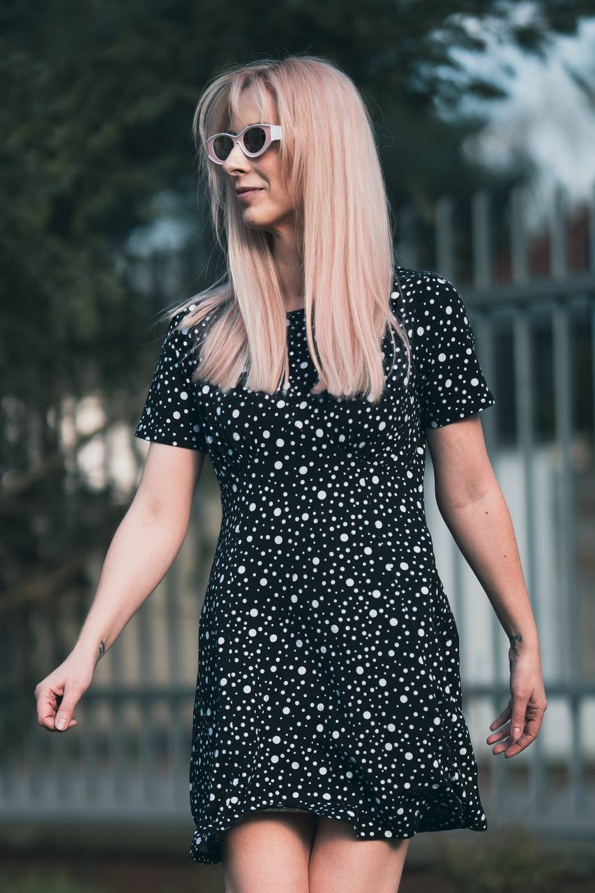 Sukienka ASOS w grochy