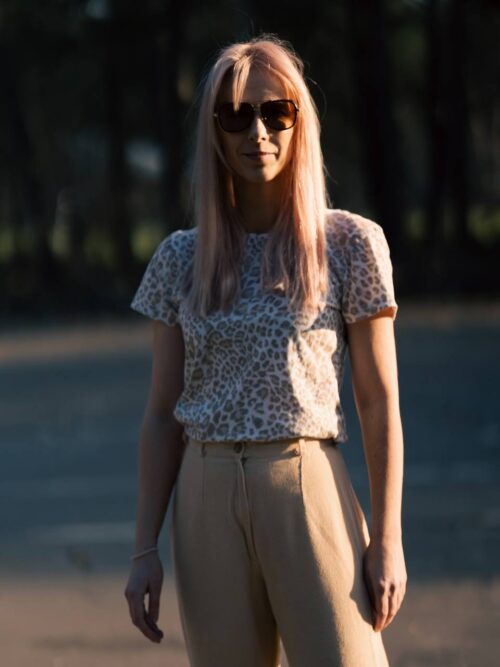 T-shirt w panterkę Originals