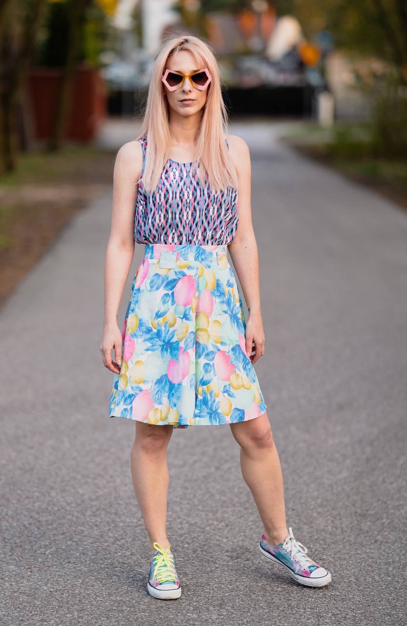 Top w kolorowy wzór Primark (UK)