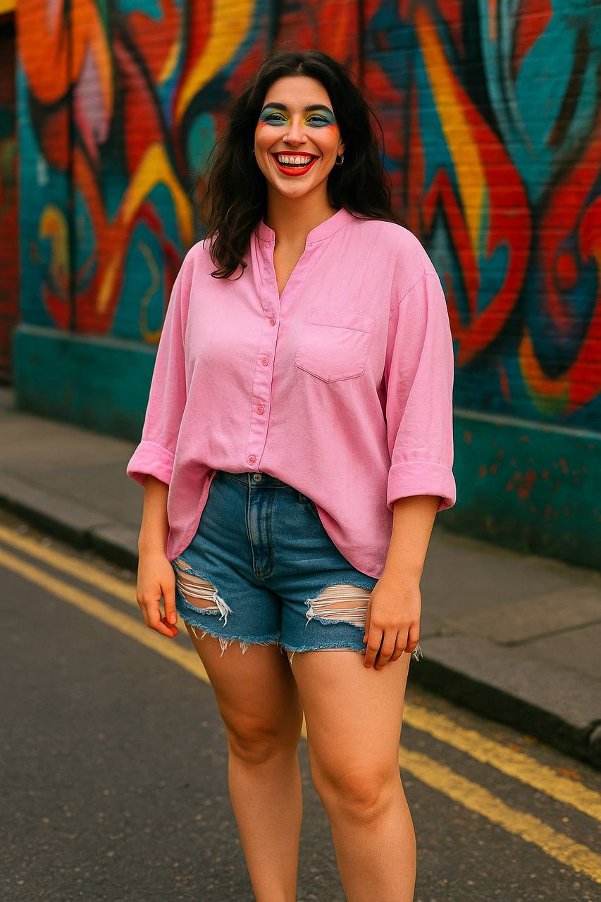 Różowa koszula Evans