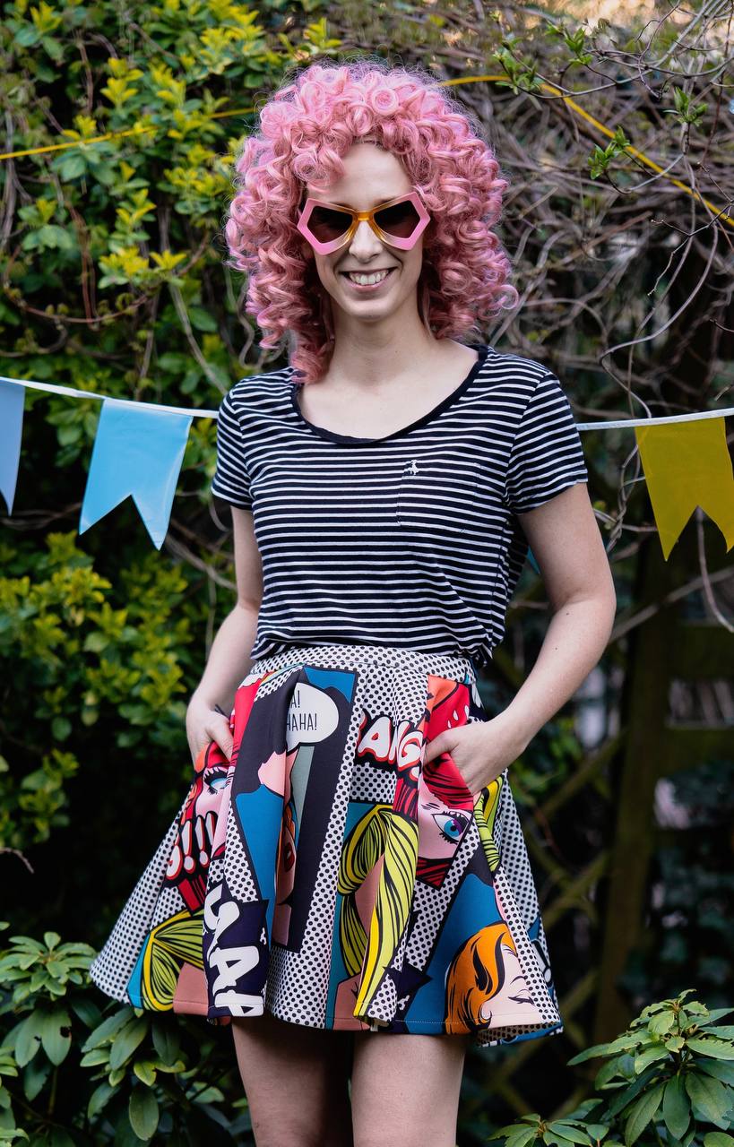 T-shirt w paski granat – Jack Wills