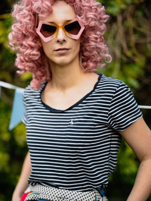 T-shirt w paski granat – Jack Wills