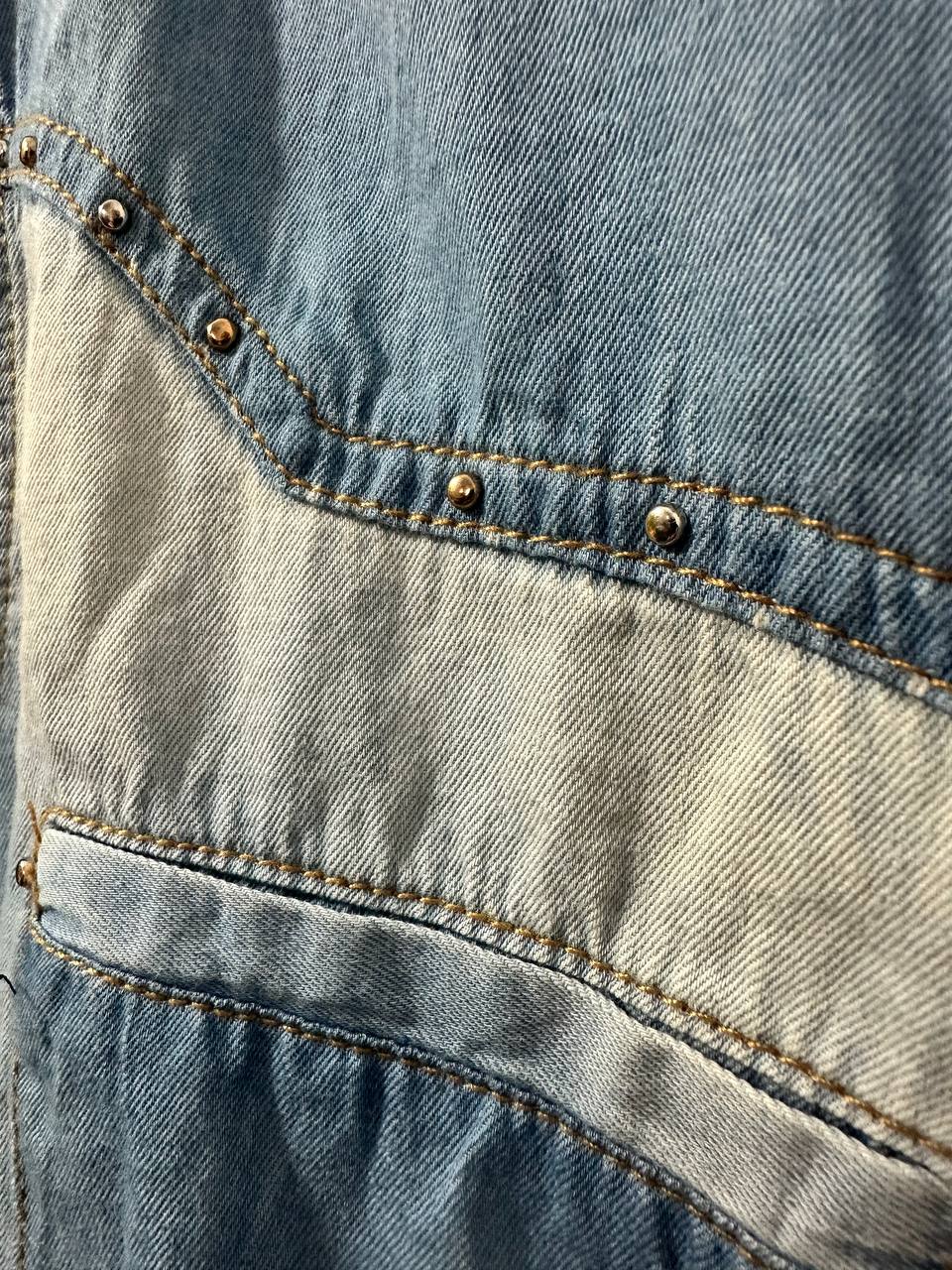 Koszula jeansowa western (bez metki)