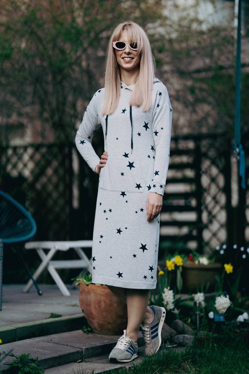 Sukienka/bluza w gwiazdy M&S