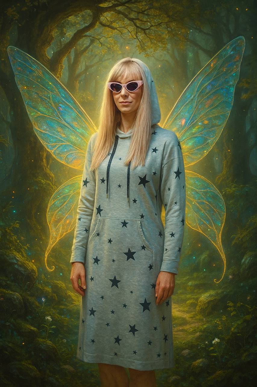 Sukienka/bluza w gwiazdy M&S