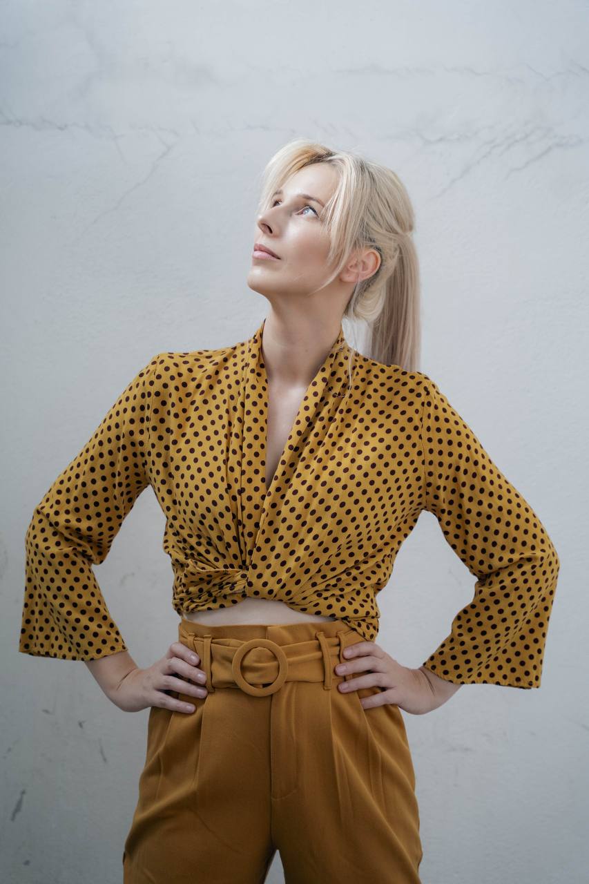 Bluzka w kropki Favlux
