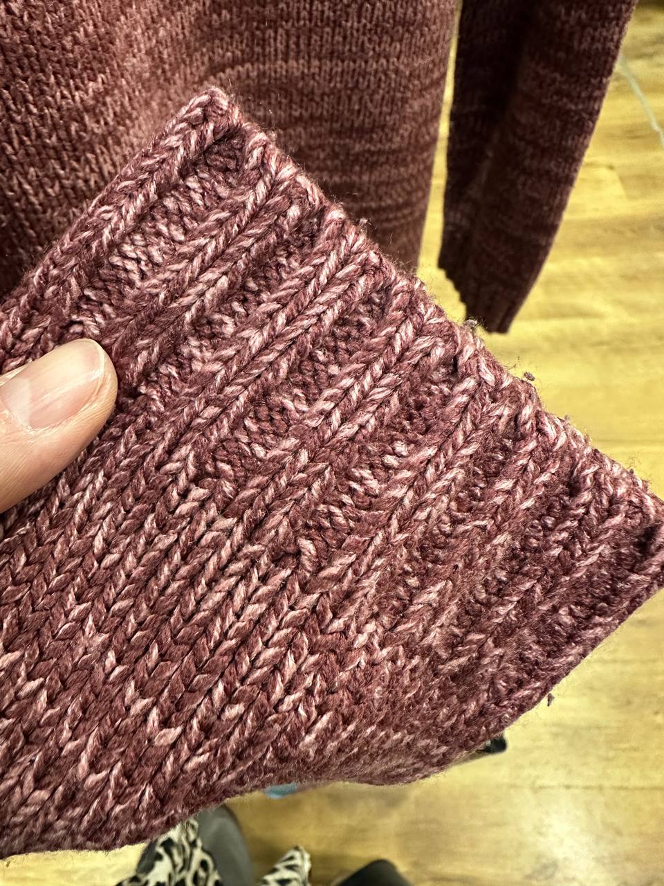 Golf J.SPER w kolorze bordowym